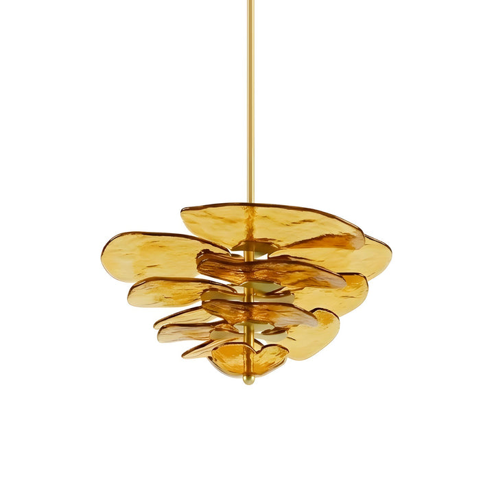 Petals Gold Murano Kandelaber