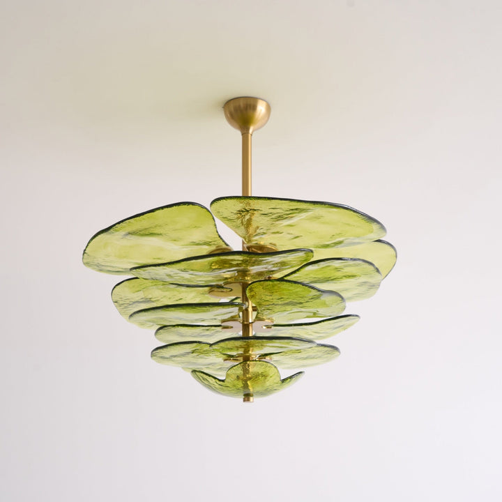 Petals Gold Murano Kandelaber