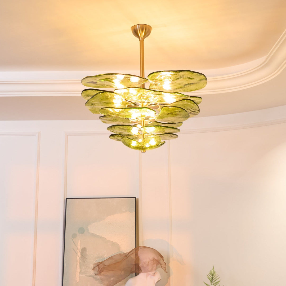 Petals Gold Murano Kandelaber