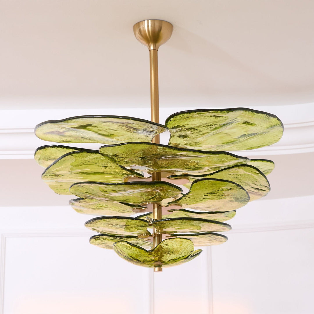 Petals Gold Murano Kandelaber