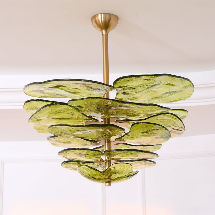 Petals Gold Murano Kandelaber
