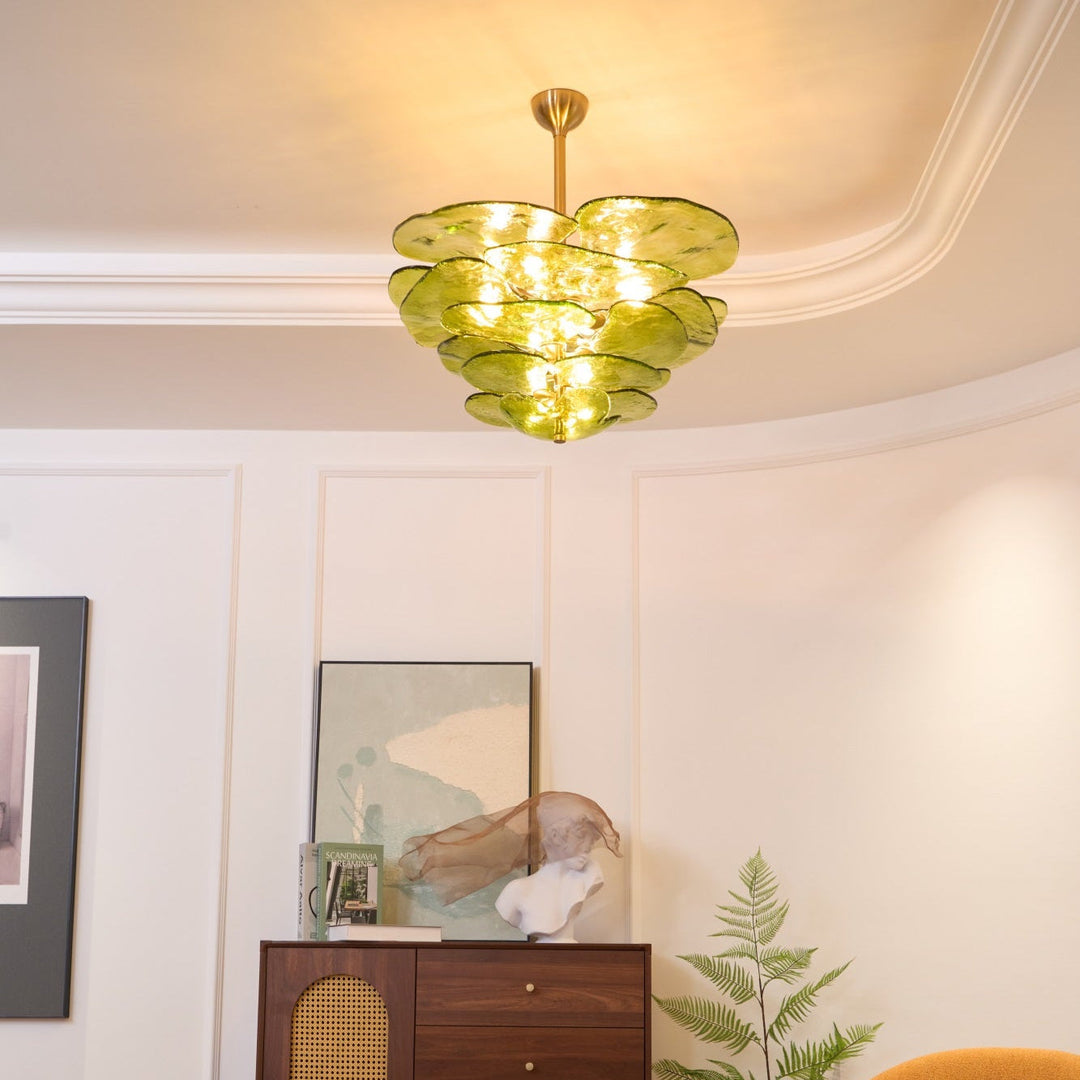 Petals Gold Murano Kandelaber