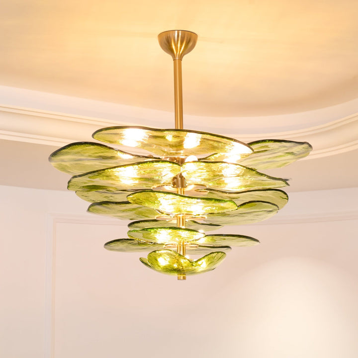 Petals Gold Murano Kandelaber