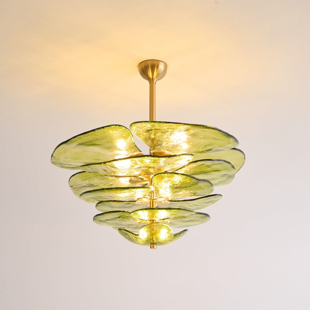 Petals Gold Murano Kandelaber