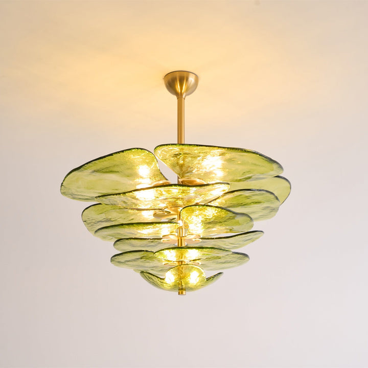 Petals Gold Murano Kandelaber