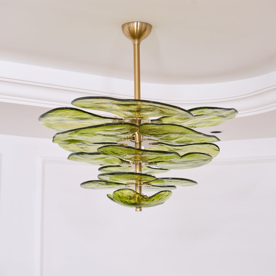 Petals Gold Murano Kandelaber