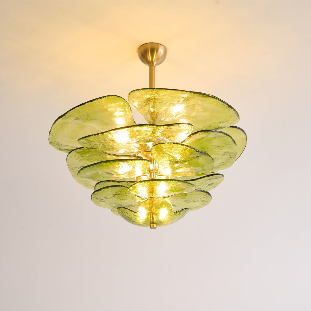 Petals Gold Murano Kandelaber