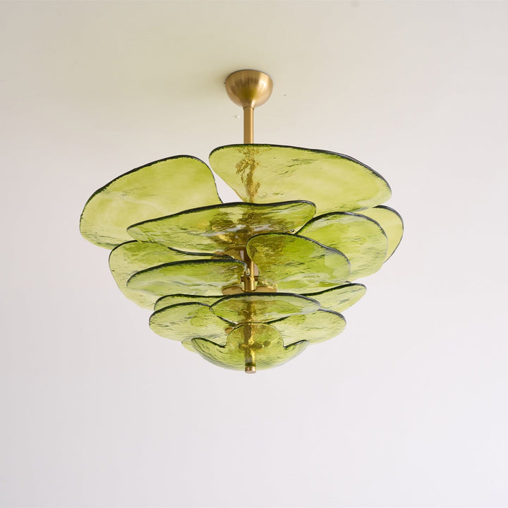 Petals Gold Murano Kandelaber