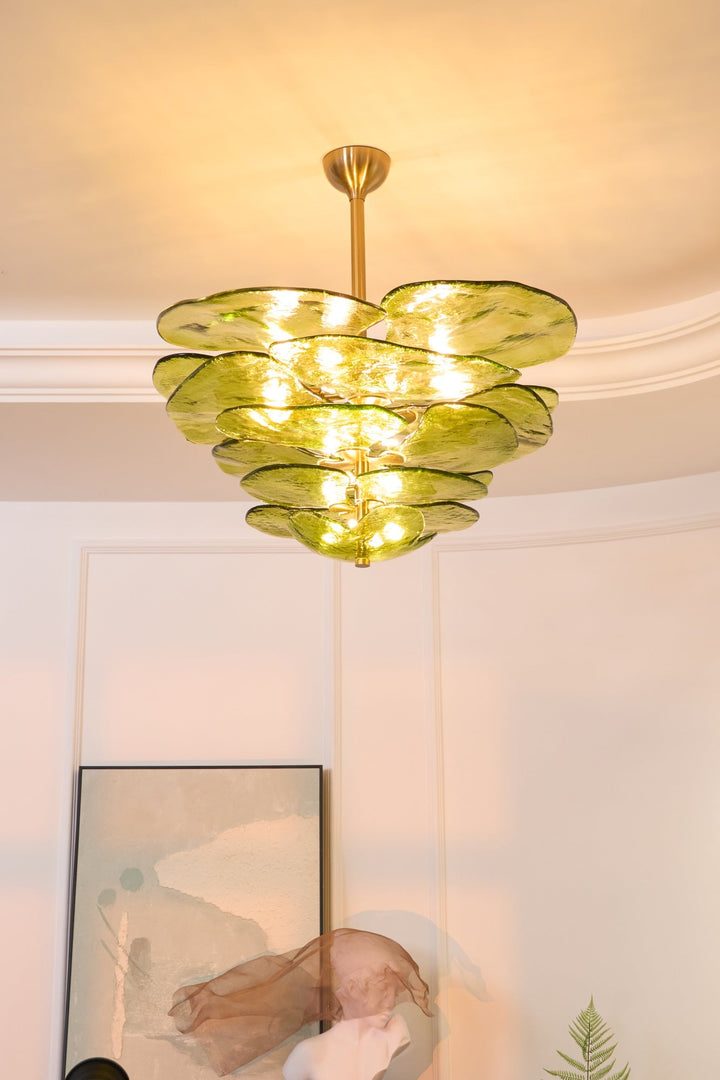 Petals Gold Murano Kandelaber