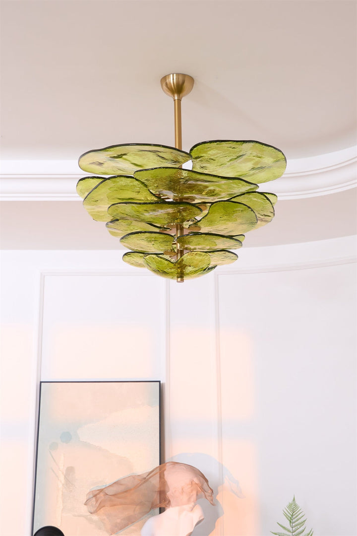 Petals Gold Murano Kandelaber