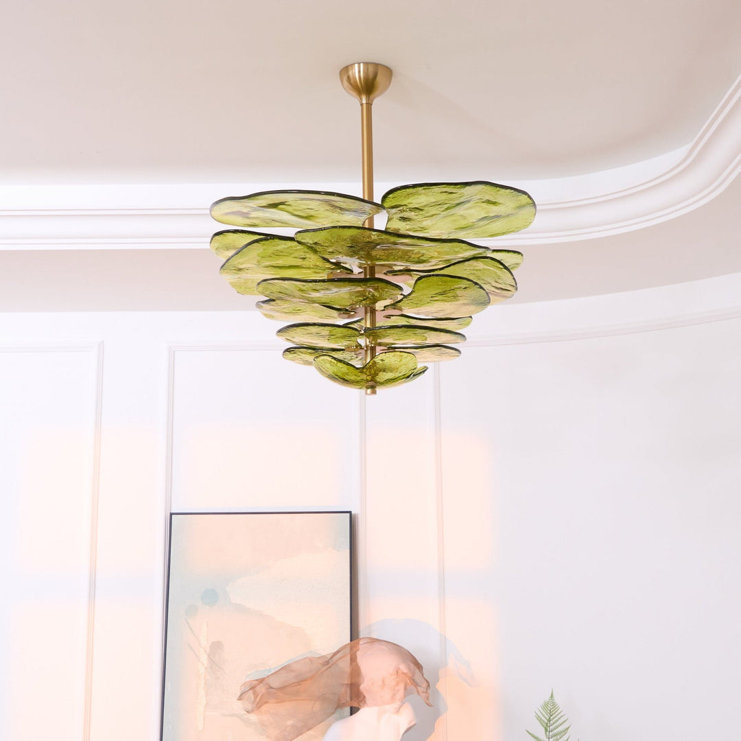Petals Gold Murano Kandelaber