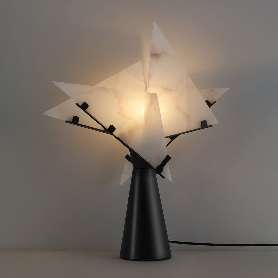 Alabaster Petal Bordslampa