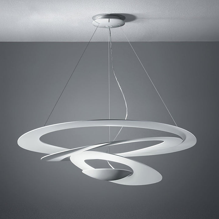 Vit Spiralpendellampa
