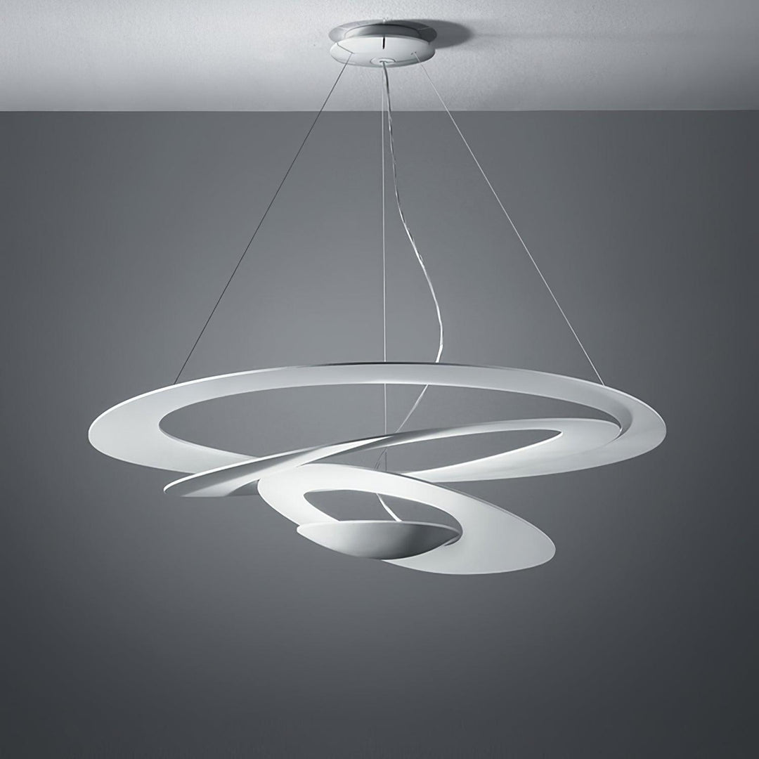 Vit Spiralpendellampa