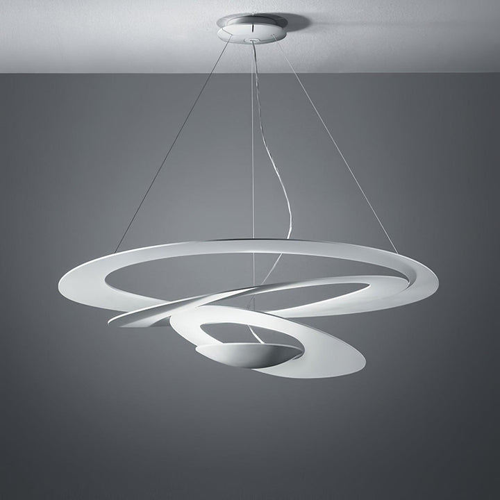 Vit Spiralpendellampa