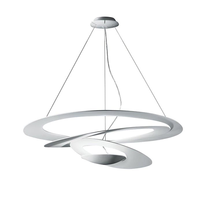 Vit Spiralpendellampa