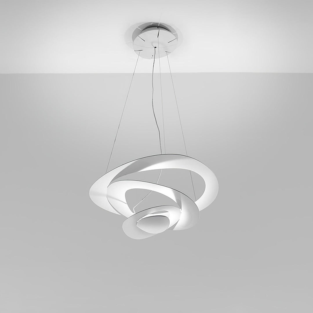 Vit Spiralpendellampa