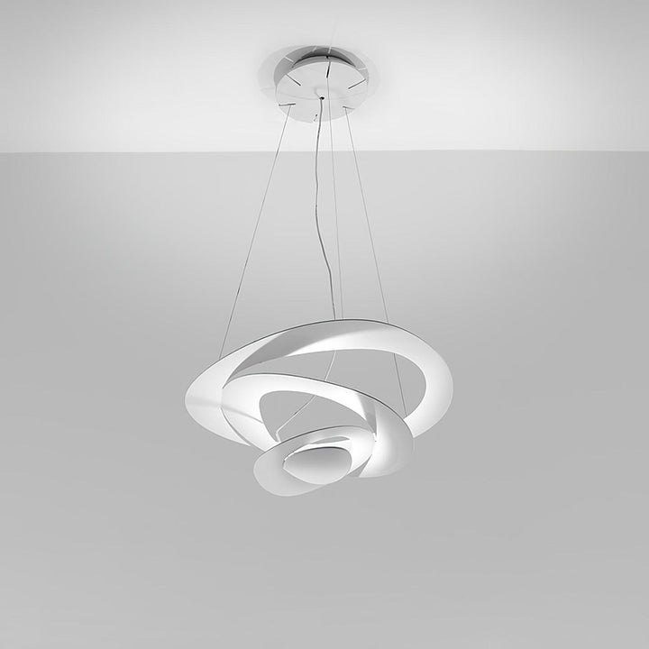Vit Spiralpendellampa