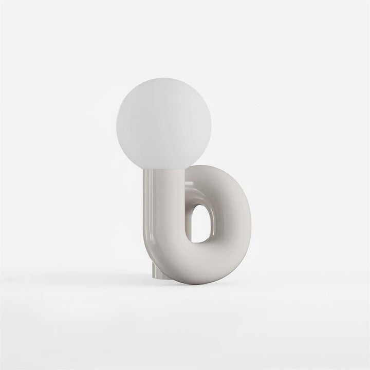 Lekfull N-formad Bordslampa