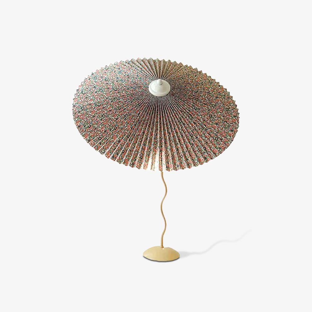 Fållad Lampa med Skärm