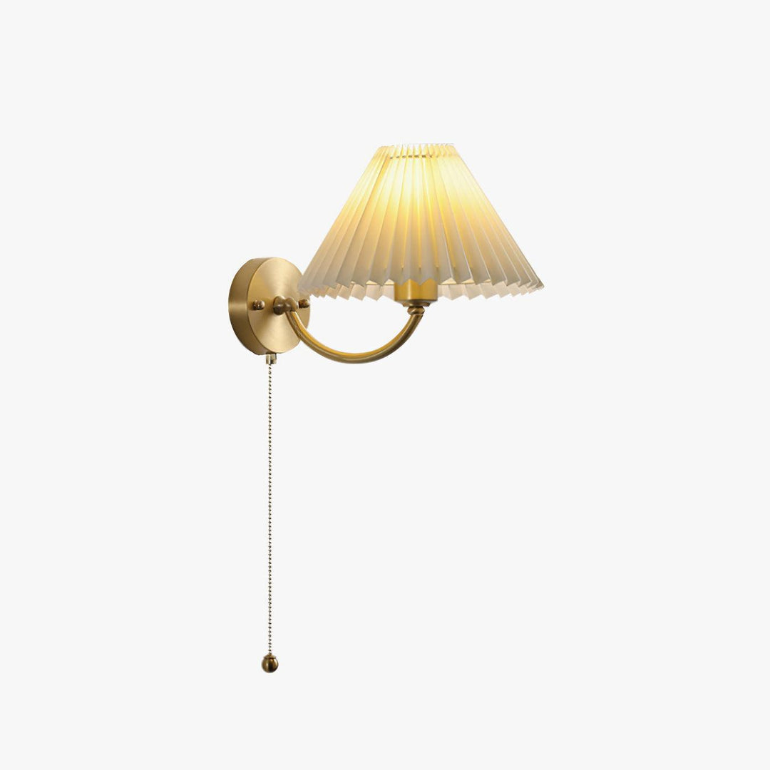 Fållad Vägglampa