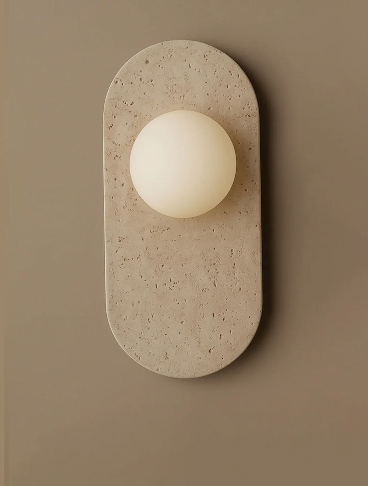 Plinto Marmor Vägglampa