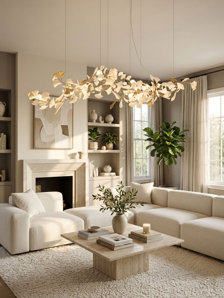 Porslins Gingko Kandelaber