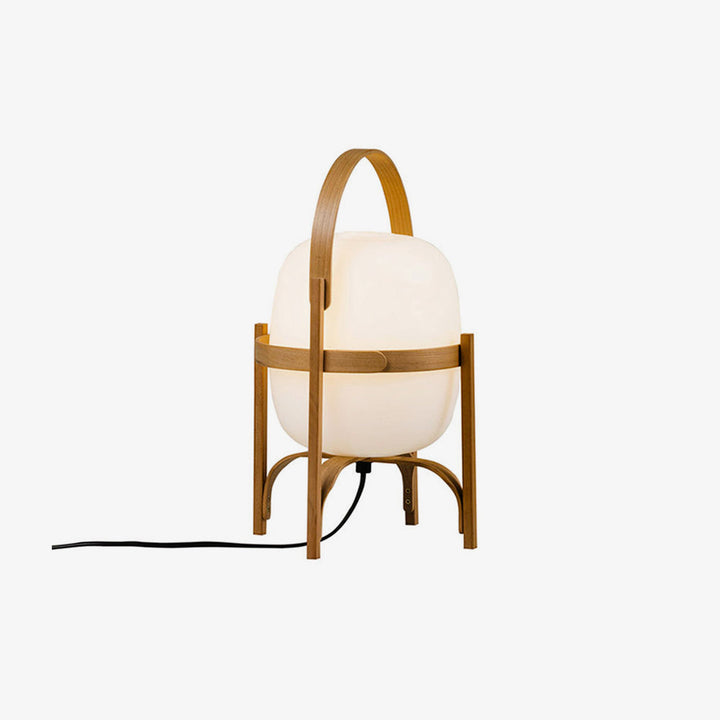 Bärbar Lantern Glas Bordslampa