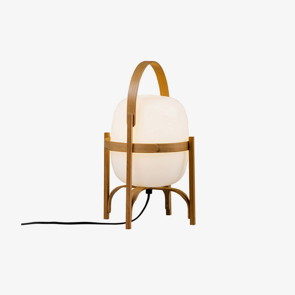 Bärbar Lantern Glas Bordslampa