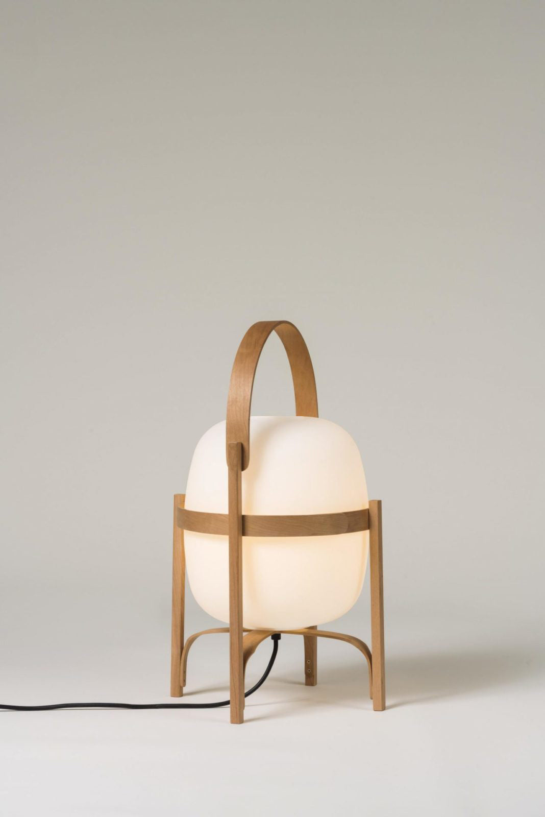 Bärbar Lantern Glas Bordslampa