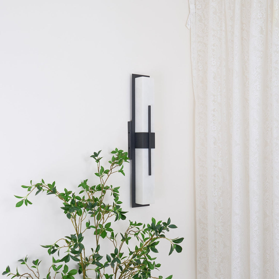 Possini Utomhus Alabaster Vägglampa