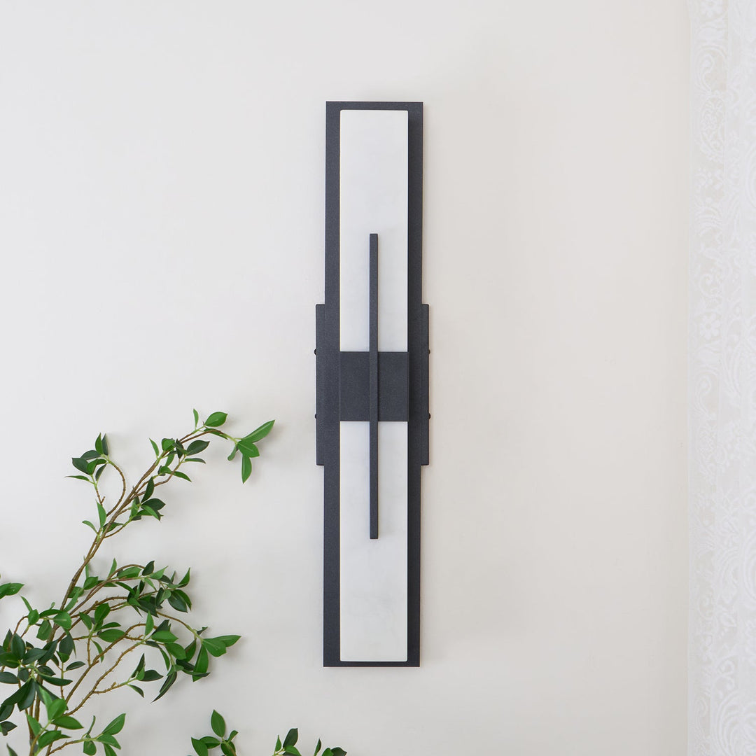 Possini Utomhus Alabaster Vägglampa