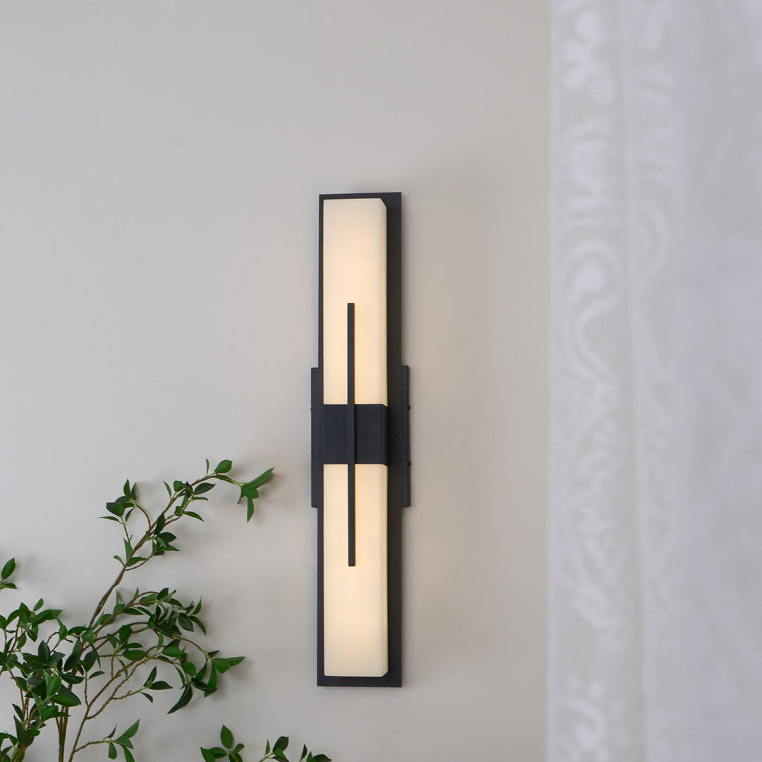 Possini Utomhus Alabaster Vägglampa