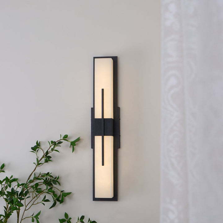 Possini Utomhus Alabaster Vägglampa