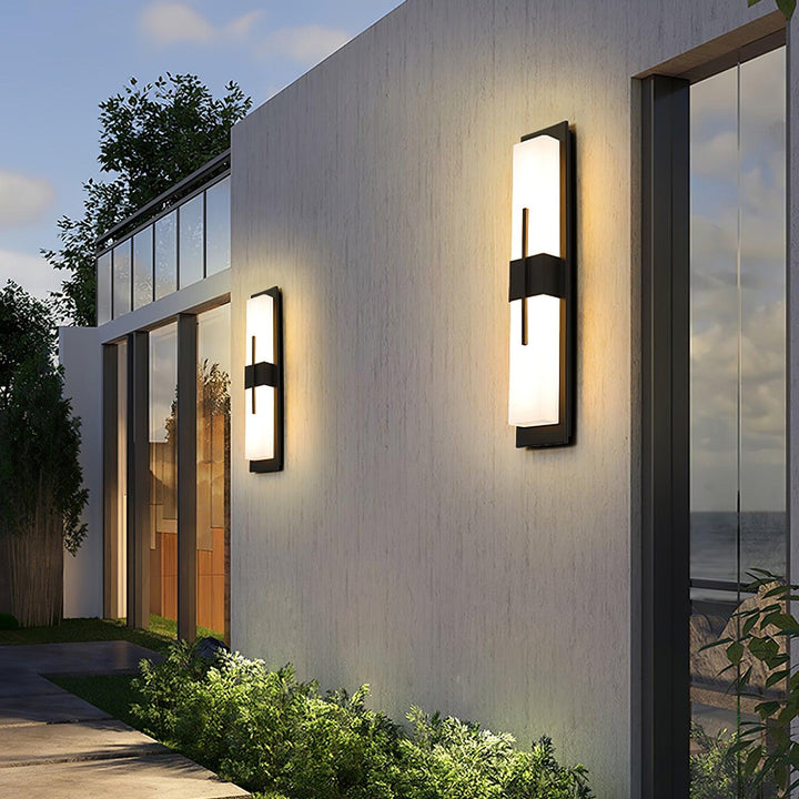Possini Utomhus Alabaster Vägglampa