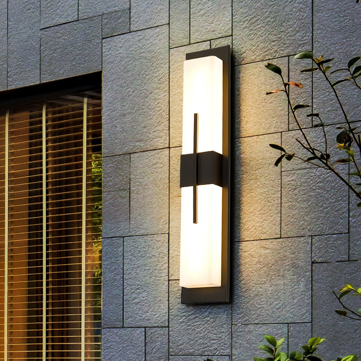Possini Utomhus Alabaster Vägglampa