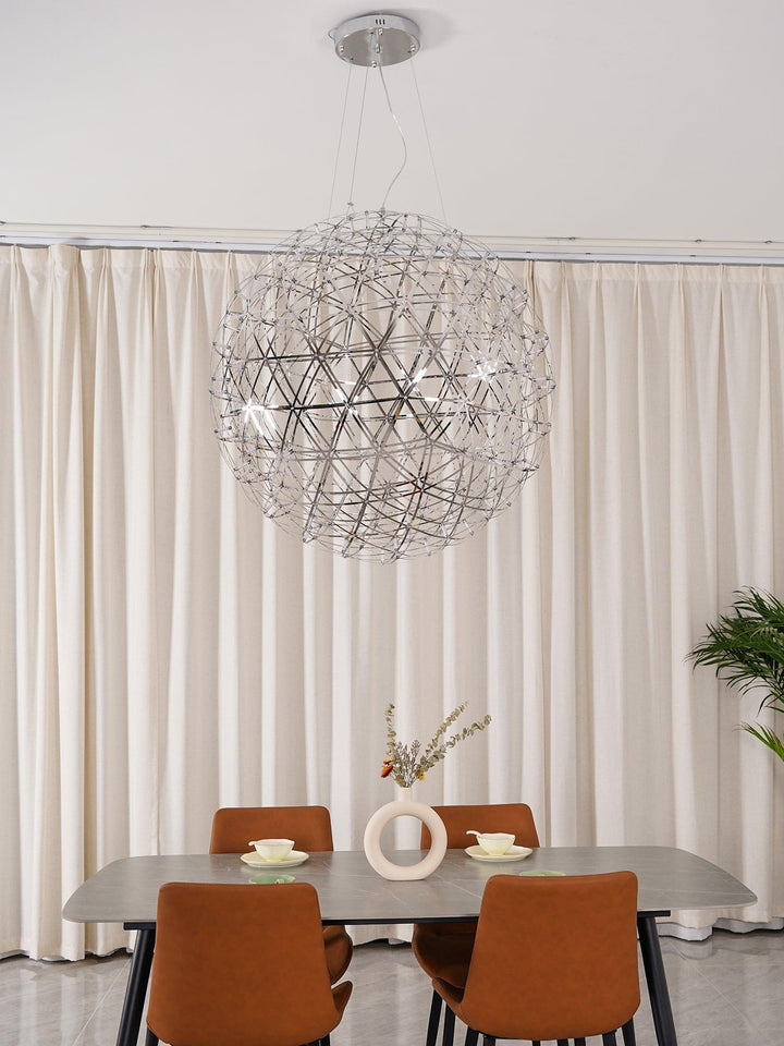 Silver Spark Ball Pendellampa