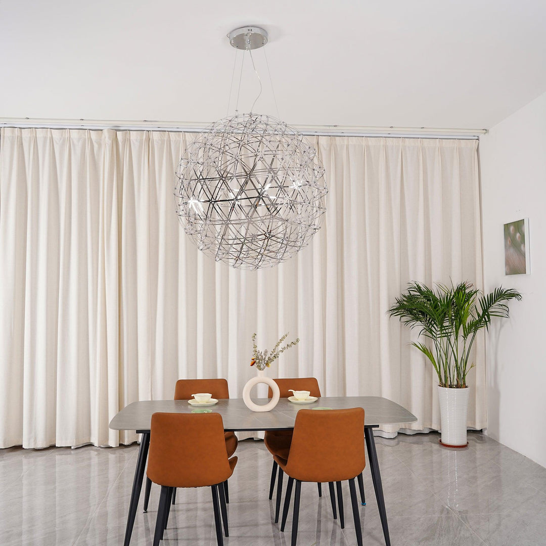 Silver Spark Ball Pendellampa