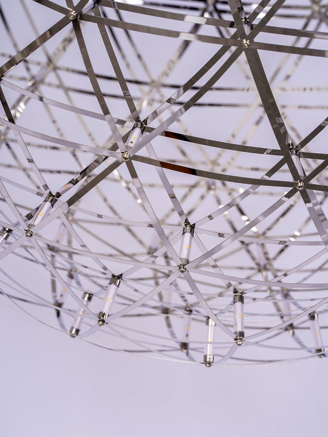 Silver Spark Ball Pendellampa