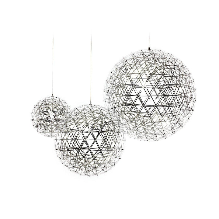Silver Spark Ball Pendellampa