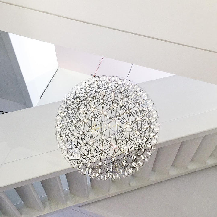 Silver Spark Ball Pendellampa