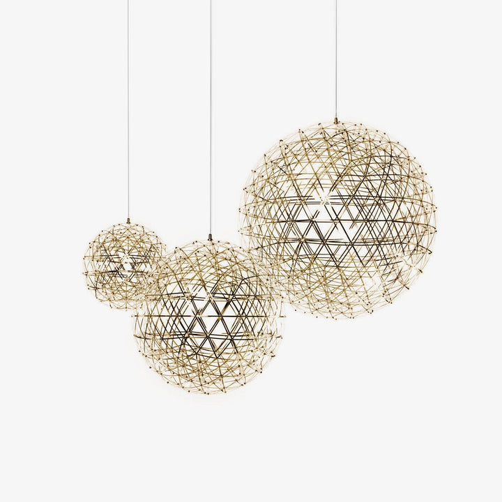 Guld Spark Ball Pendellampa