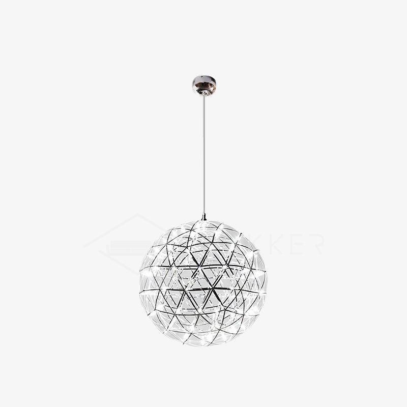 Silver Spark Ball Pendellampa