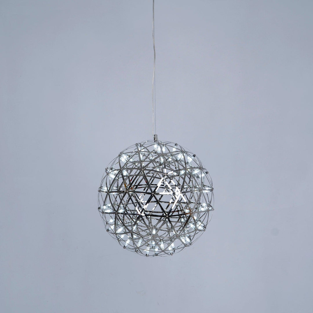 Silver Spark Ball Pendellampa