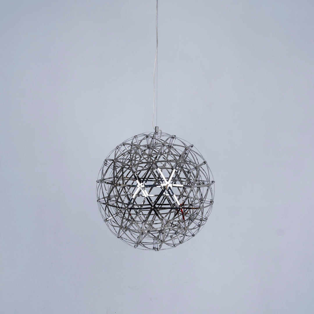 Silver Spark Ball Pendellampa