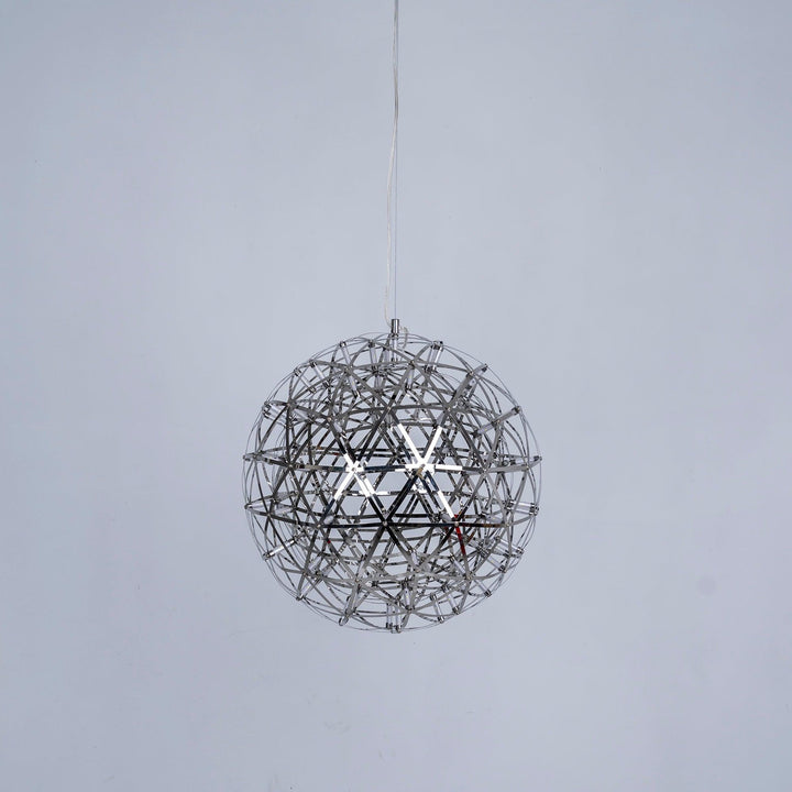Silver Spark Ball Pendellampa