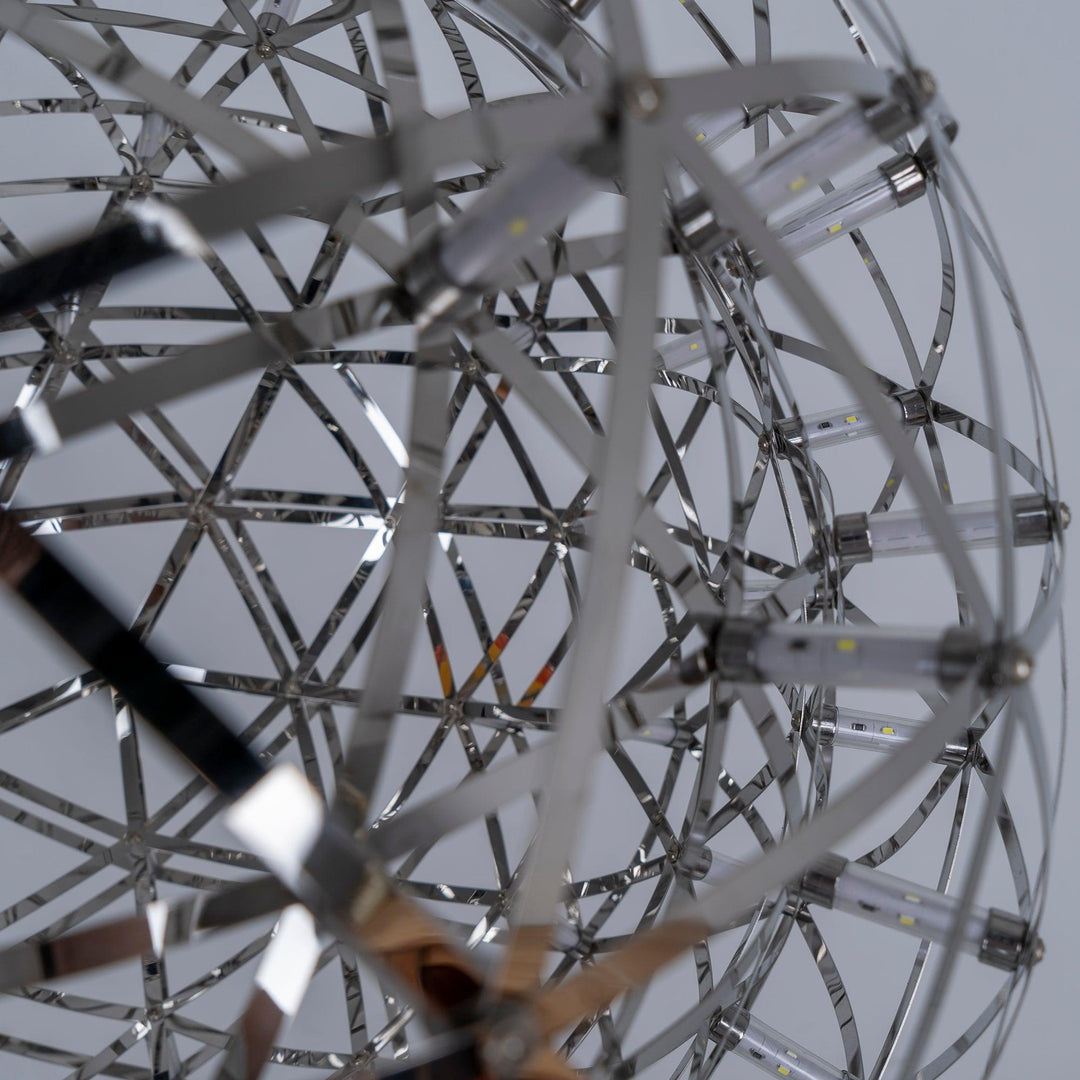 Silver Spark Ball Pendellampa