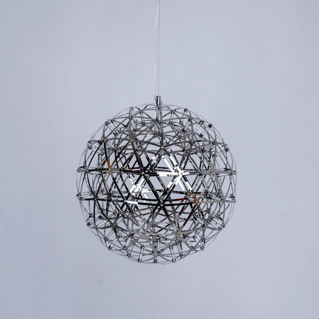 Silver Spark Ball Pendellampa