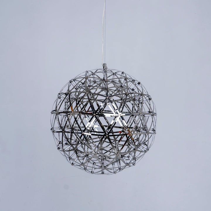 Silver Spark Ball Pendellampa