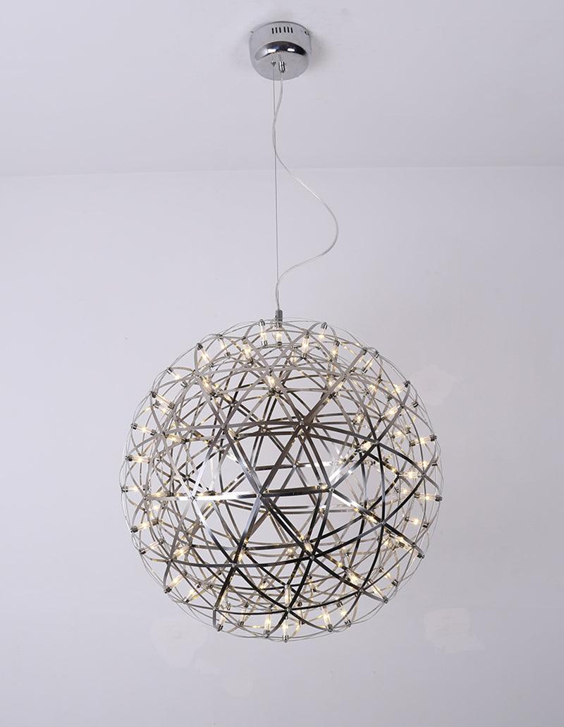 Silver Spark Ball Pendellampa